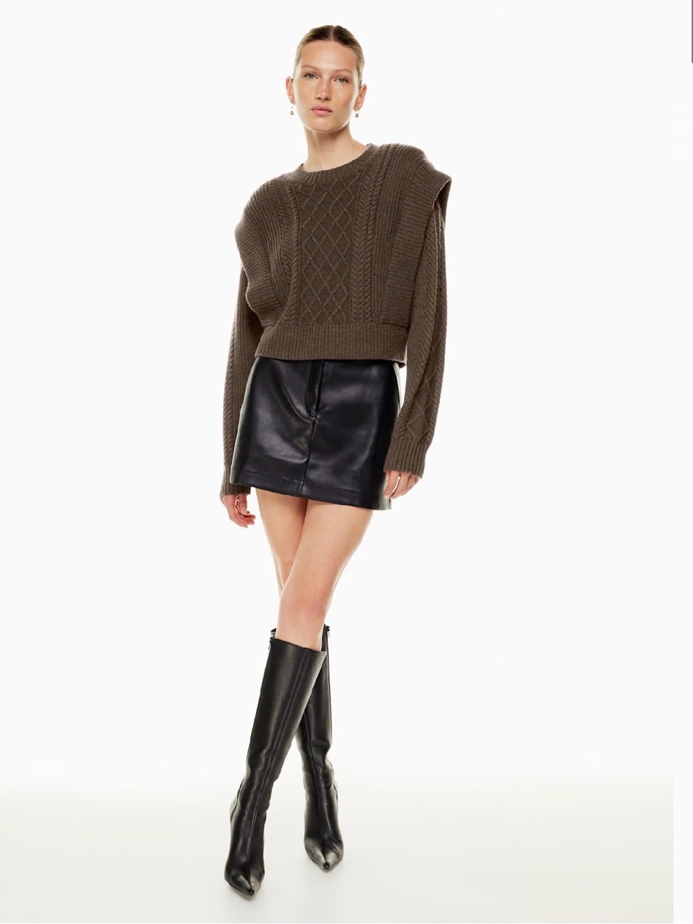 Babaton Seek sweater Small Mocha Brown